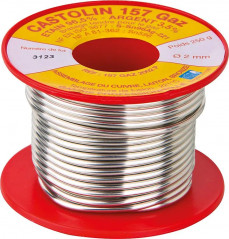 Bobina per saldatura a stagno - argento 3,5% Gas 250G