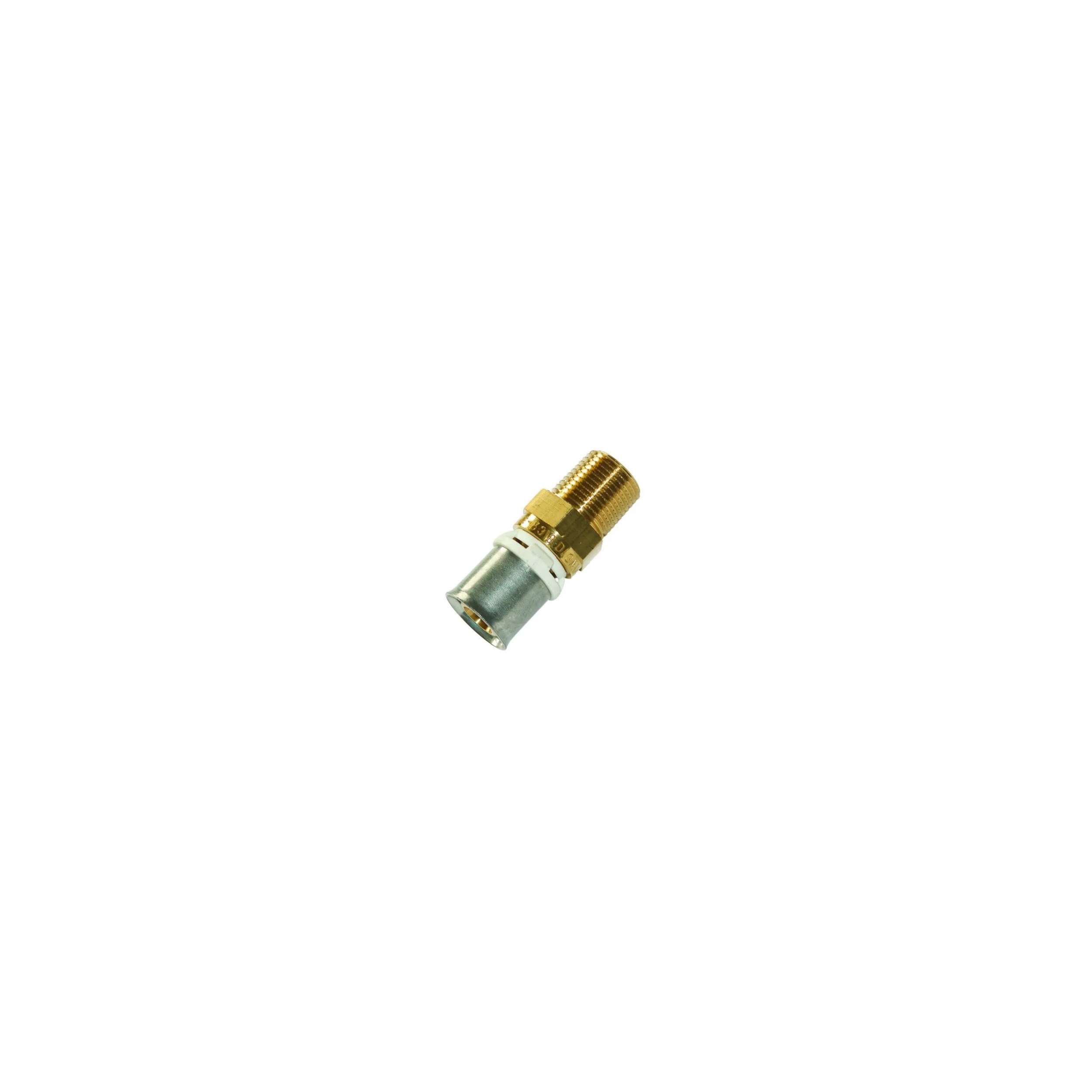 Brass nickel-plated multi-layer male fitting 20x27/26mm