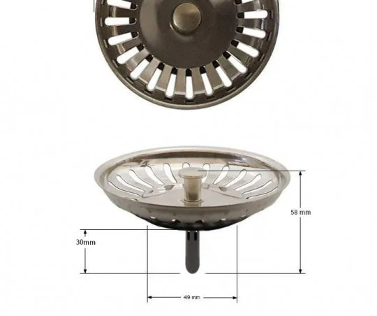 Cesta de bungsteno clásico multiray manual, diámetro 79mm, altura 38mm