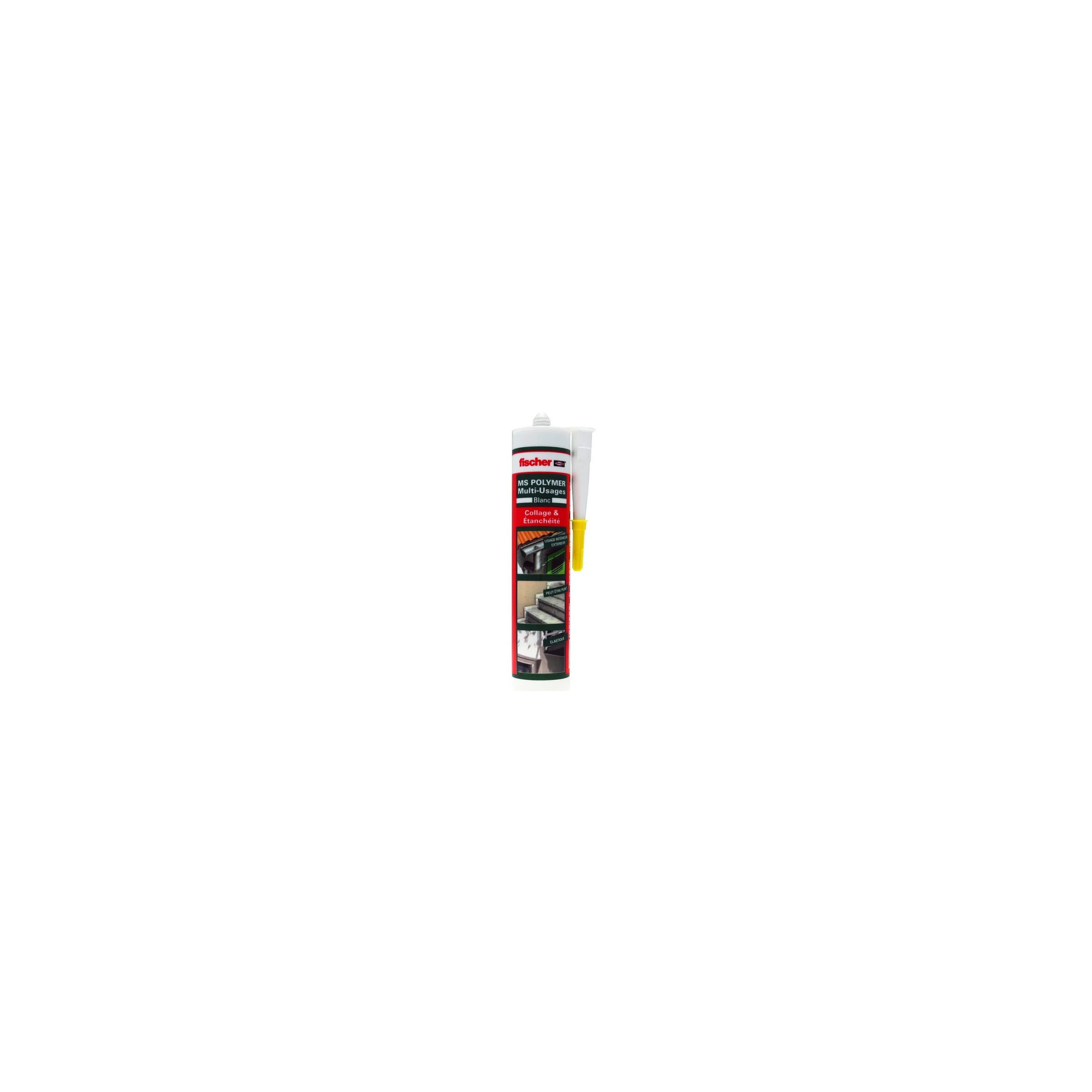 Mastic-Colle MS Polymer polyvalent blanc cartouche, 290 ml