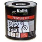 Peinture fer anti rouille noir mat 0.5L , KALITT