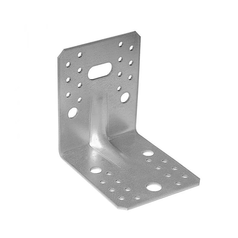 Soporte de montaje galvanizado reforzado 105x105x90x3 mm