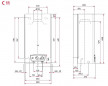 Badwärmer OPALIA C11Z Piezo Bas-NOx, Flaschengas, mit Nachtlicht