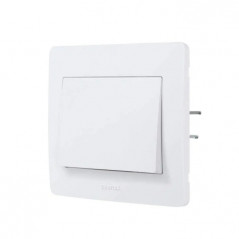 Bouton poussoir 10A-250V Diam2 blanc