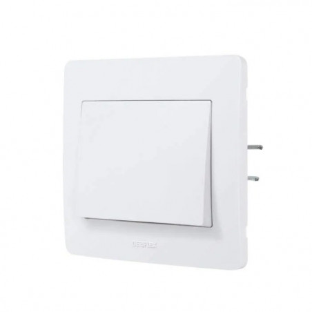 Push button 10A-250V Diam2 white