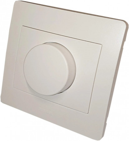 Dimmer switch 2 wires, White, Diam2