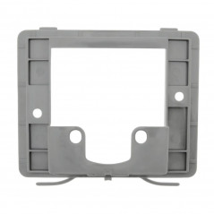 Verso 350 and 536 concealed WC plate frame, keyed, offset holes