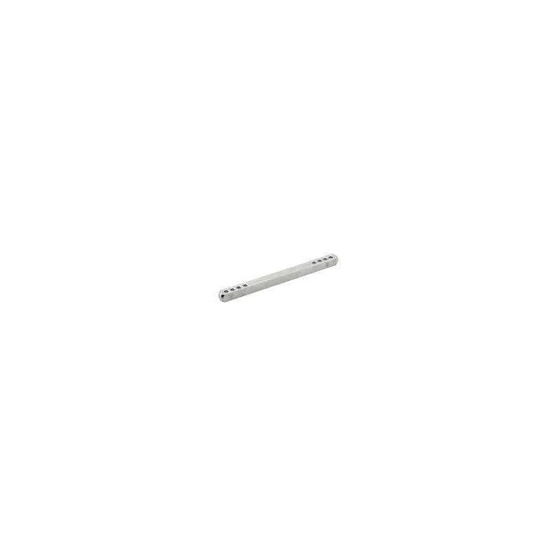 Square drilled 7x80mm door handle, 2 pieces 