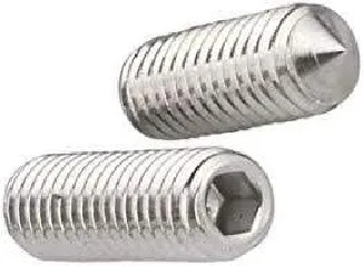 Vis pointeau x2 diamètre 6mm longueur 10mm + clé allen