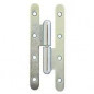 Hinge Paris round end 80x40 straight zinc 