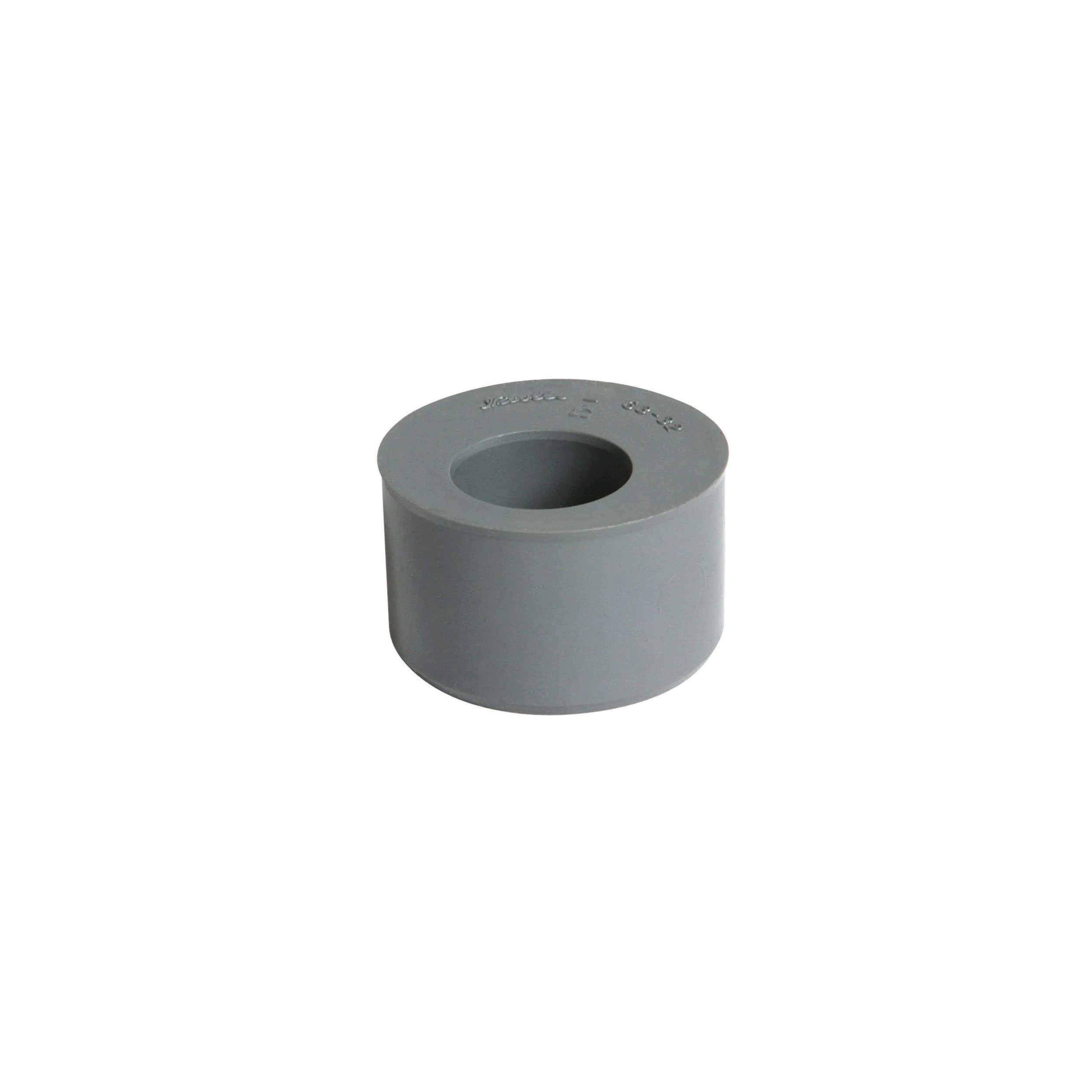 Reductor de PVC incorporado, macho 63mm, hembra 32mm