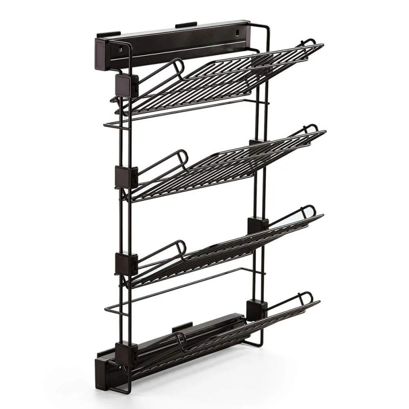 Pull-out side shoe rack, left-handed installation, St, Mocha