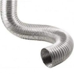 Conducto flexible de aluminio de 1.50M D.110 para las campanas de gases