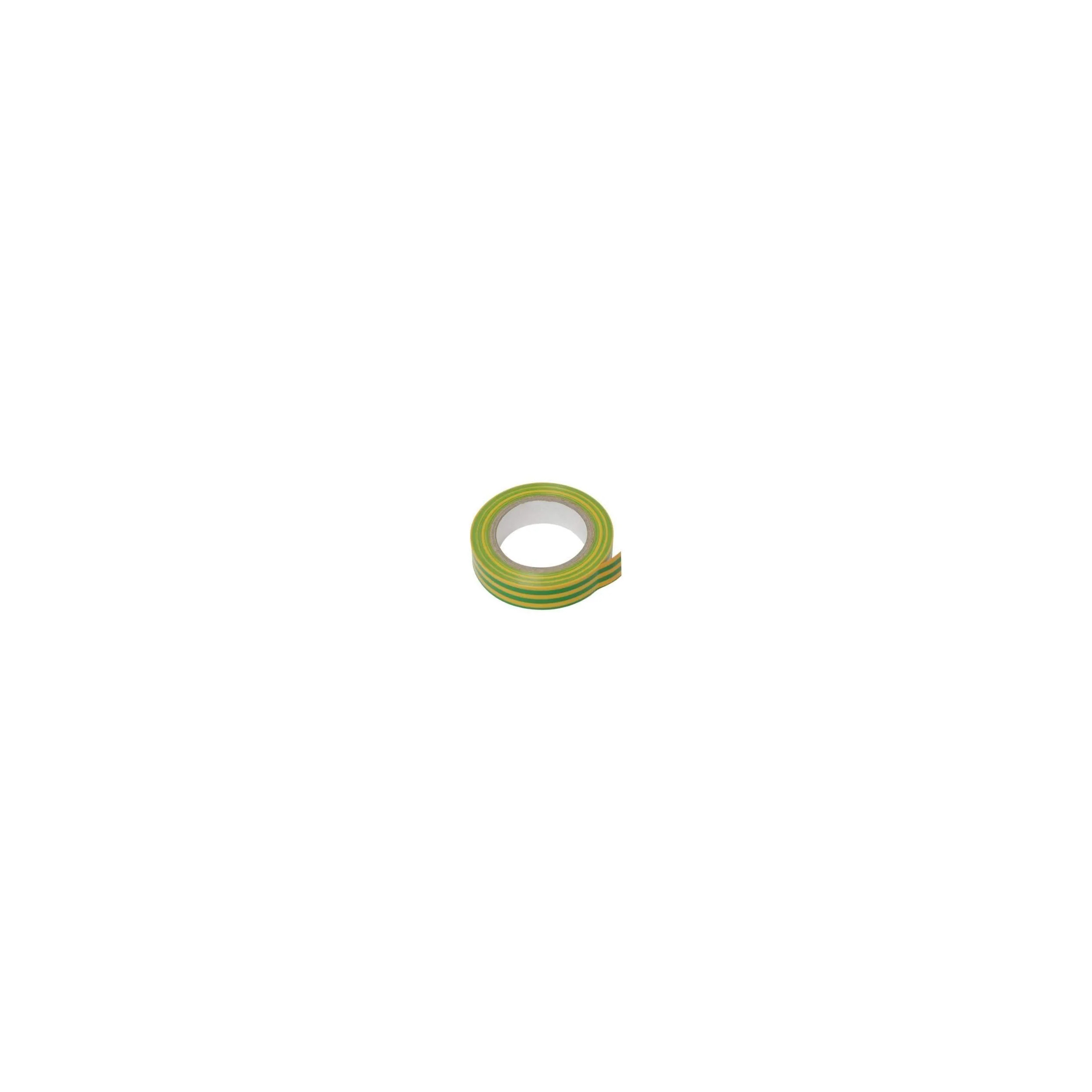 Ruban isolant 10 m x 15 mm Jaune/Vert