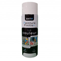 Pintura brillante en aerosol 400ml, blanca, RAL 9010