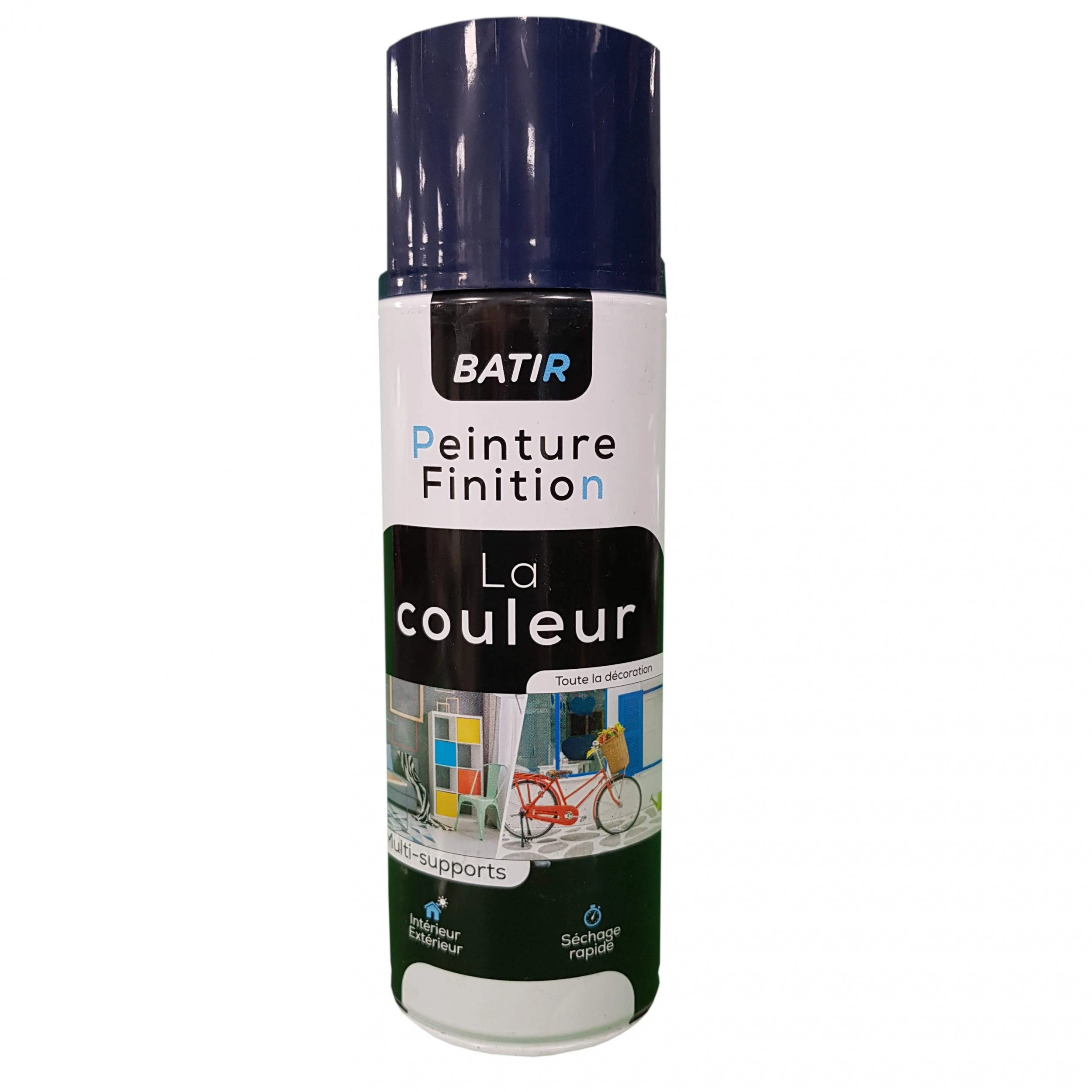 Pintura brillante en aerosol 400ml, azul cobalto, RAL 5013