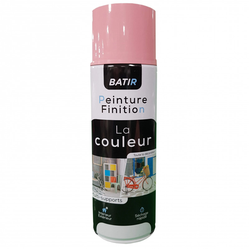 400ml glossy spray paint, pink button, RAL 3015