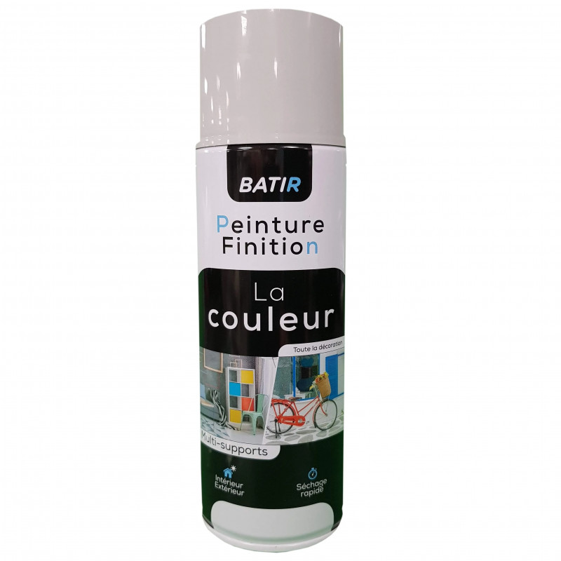 Pintura brillante en aerosol 400ml, gris medio, RAL 7035