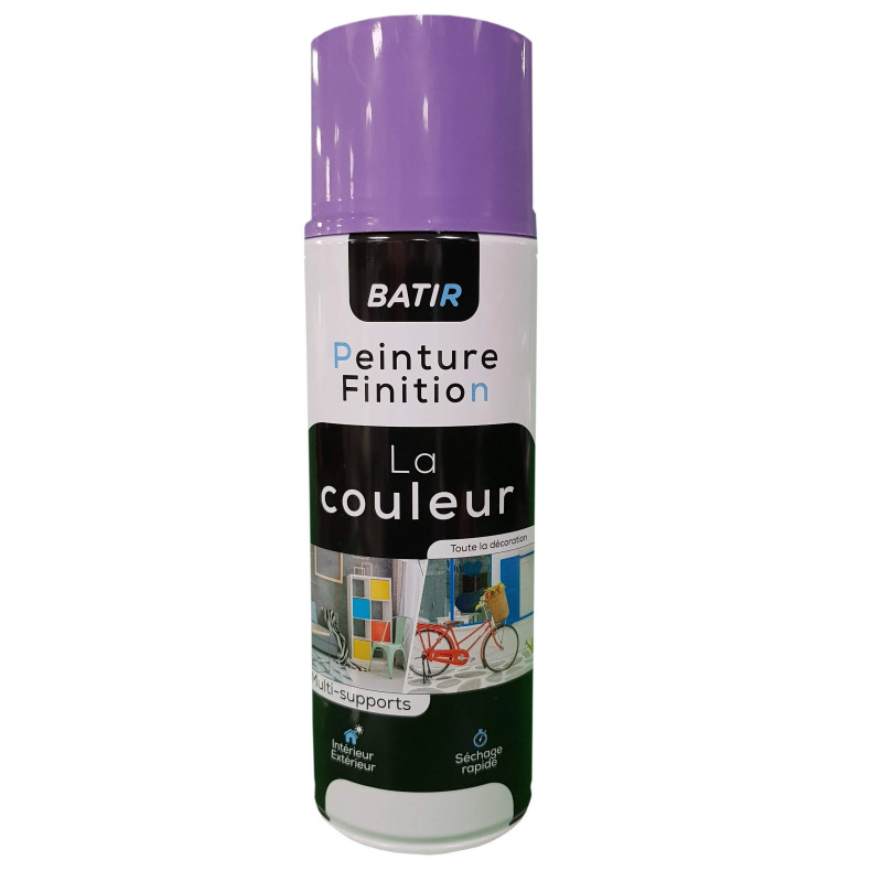 Aérosol peinture brillant 400ml, lilas, RAL 4005