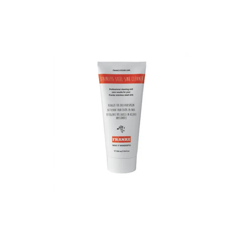 Limpiador en crema para acero inoxidable 200 ml 