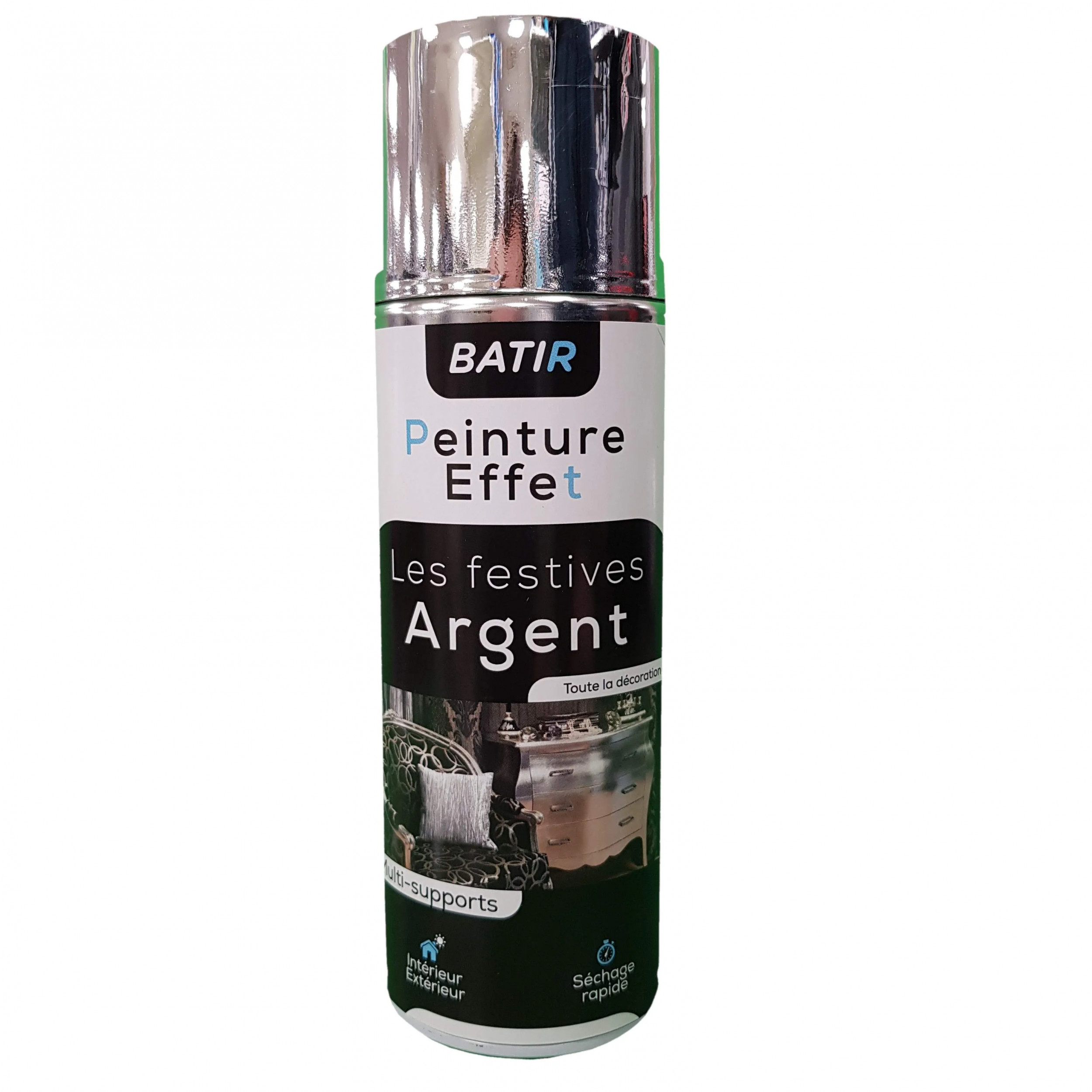 Aérosol chrome argent, 400ml