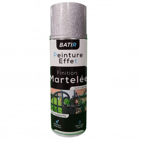 Aérosol peinture martellée, gris, 400ml