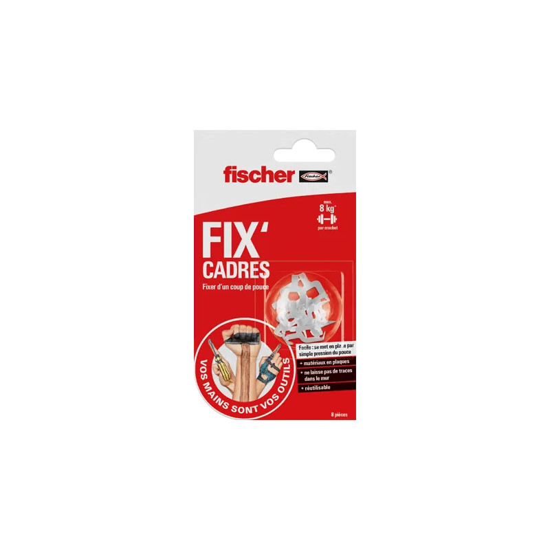 Fix frames for plaster and softwood, 8 pieces