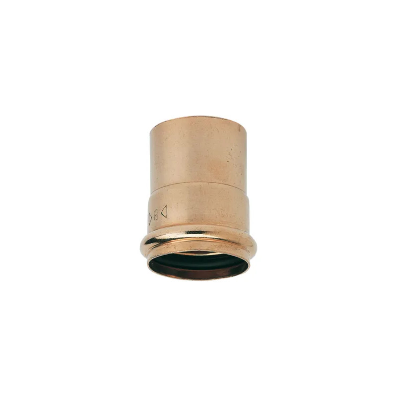 Straight male copper fitting lead/PVC or copper/PVC D.40