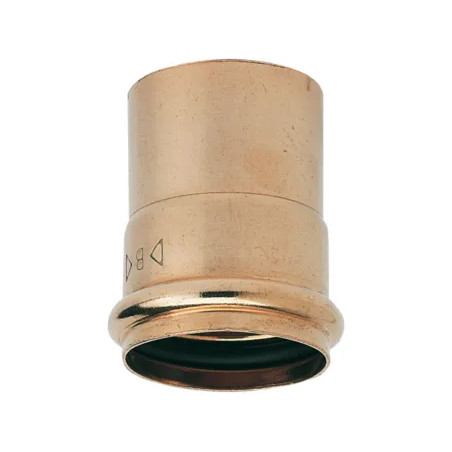 Straight male copper fitting lead/PVC or copper/PVC D.40