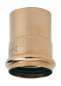 Straight male copper fitting lead/PVC or copper/PVC D.40