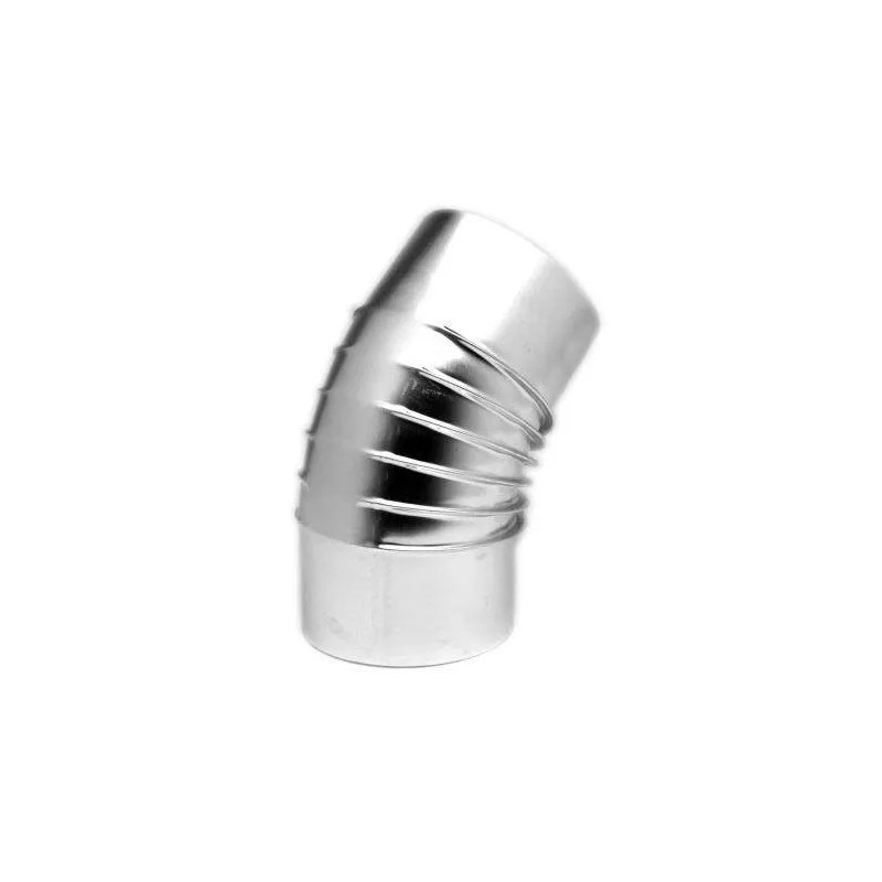 45° aluminium elbow, diameter 83mm