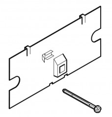 Protective plate for UP130 concealed tank