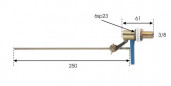 Robinet flotteur laiton 12x17