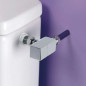 Square toilet tap, square design