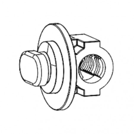 Tank mountings on frame and counter plate for CE70