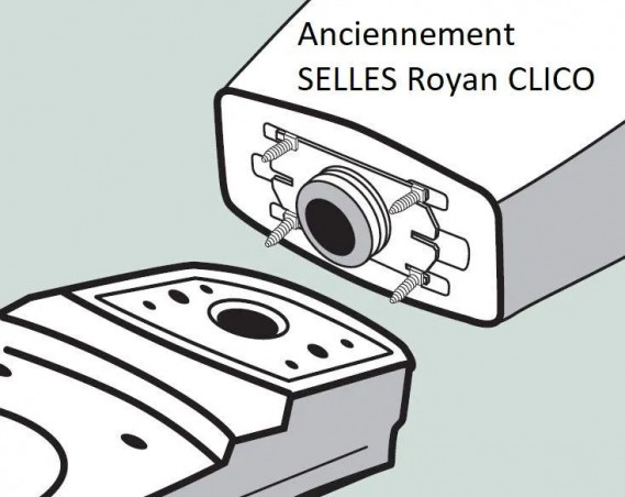 Cloche avec fourchette et étrier pour Duofix 2