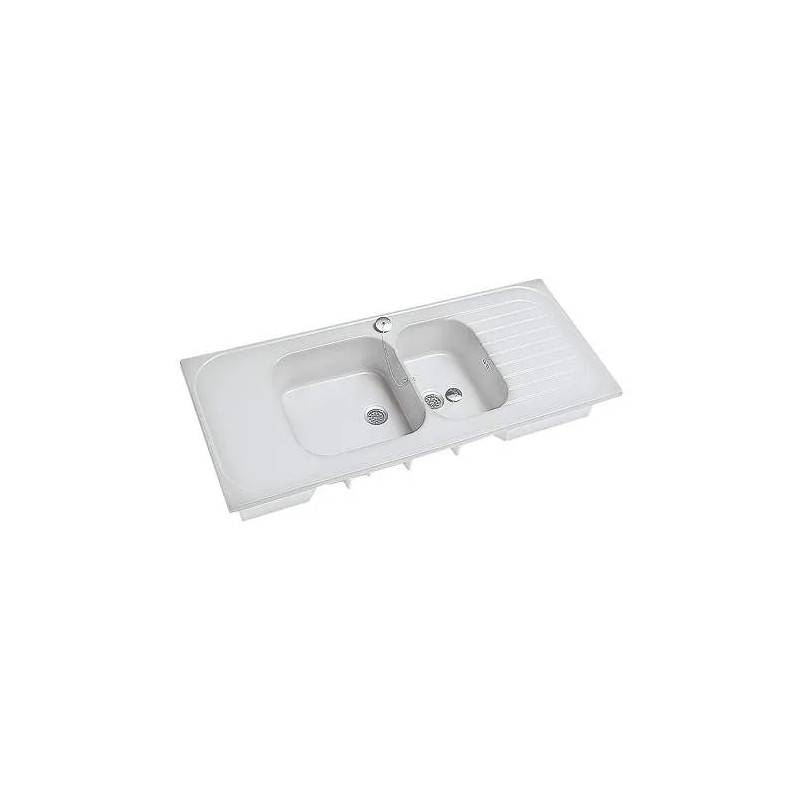 Sink cabinet, white, 140x60