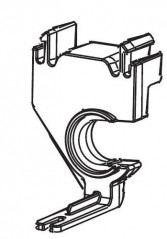 Clip for Verso 350 cistern float valve, SIAMP