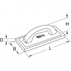 Jointing trowel with foam coating