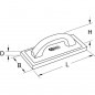 Jointing trowel with foam coating