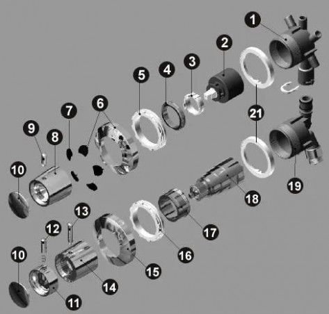 Thermostatventil komplett 2F Opus V10