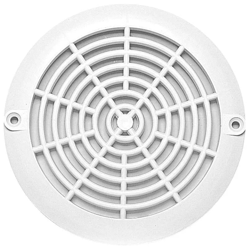 Grille et vis pour bonde de fond BL211, BB210, blanc