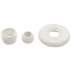 Getto girevole per ugello da 23 mm, bianco