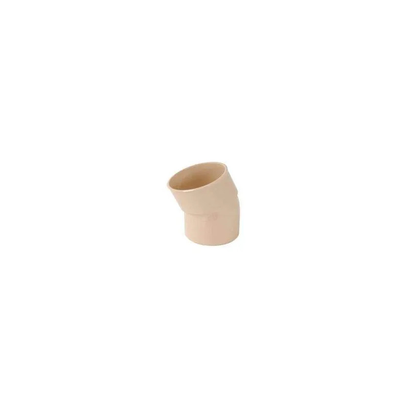 Elbow 20 male female 80, sand, for PVC downspout