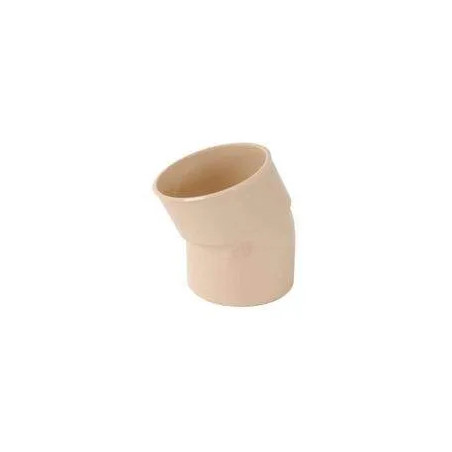 Elbow 20 male female 80, sand, for PVC downspout