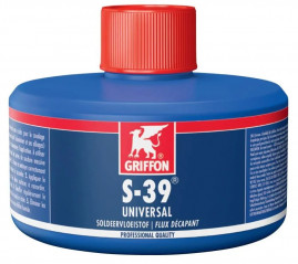 Decapante para soldadura de estaño S-39 UNIVERSAL, con cepillo, 320 ml