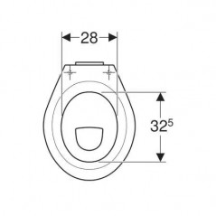 Cuvette indépendante PUBLICA SH surélevée