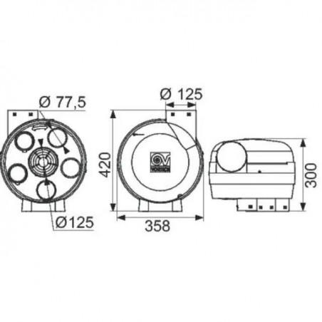 VMC auto-réglable modèle Penta