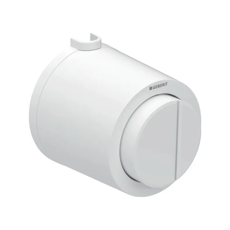 Commande déportée Geberit type 01 pneumatique, poussoir apparent double touche