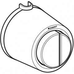 Pneumatic double button plunger type 01